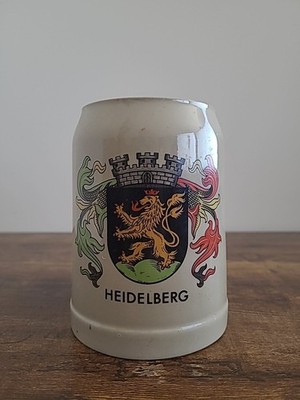 Heidelberg Crest Stein 1976 Gerz Germany 5''