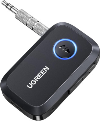UGREEN Aux Bluetooth Adapter Auto Bluetooth 5.4 Empfänger Freisprechanruf, Stere