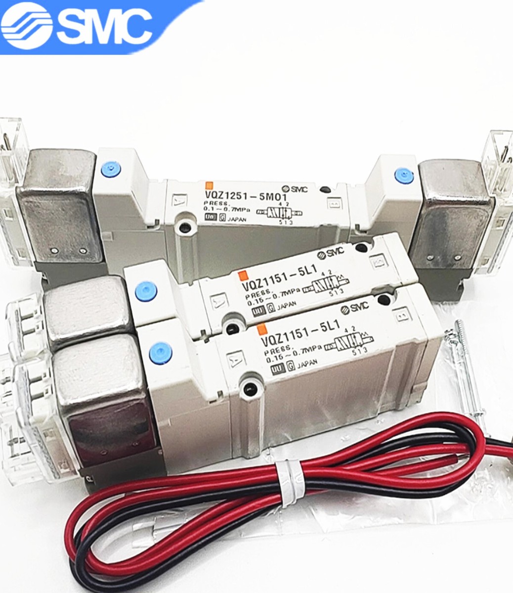 1pcs SMC Solenoid Valve VQZ1151/1251/1150B-5L1/5M1/5L/5M/5LO1/5MO1