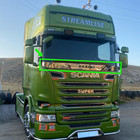 für SCANIA 360-420 Scheibengrills tein-Halterung ,chromt