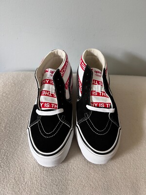 Undercover x Vans LX SK8 Mid Reissue 83 - Size 11 - White Black