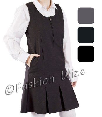 navy school pinafore