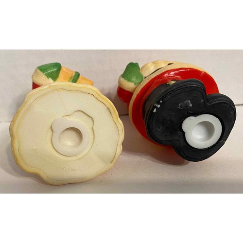 Shakers di sale e pepe vintage anni '70 Natale Mr. and Mrs.Claus - Foto 4 di 5