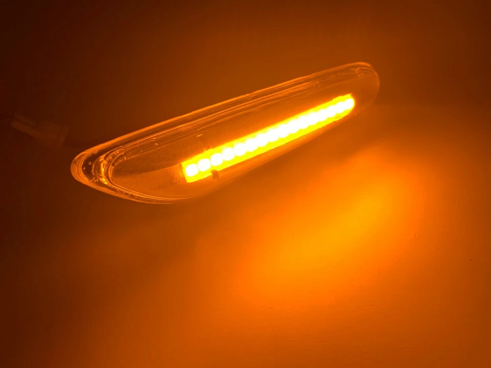 LED Seitenblinker für BMW E81 E82 E87 E88 E90 E91 E92 E93 E60 E61 X3 E83 CLEAR - Bild 3 von 4