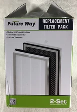 Future Way MA-25 Replacement Filter Compatible with MA-25 Air Purifier, 2 SET