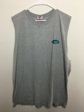 Vintage 1996 Speedo Gray Tank Top USA Made Size XL