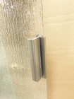 <!--F#f_0-->Brashed Nickel Frameless Shower Door Handle with Metal Strike<!--F/-->