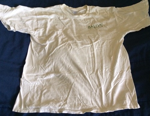 Bally, Used Vintage Size XL Bally's Atlantic City Shell Game Slots Gambling T-Shirt