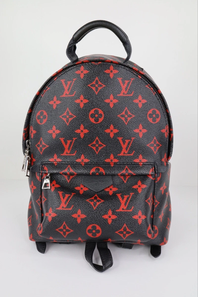 Authentic Limited Edition Louis Vuitton Infrarouge Red Palm Spring PM Backpack