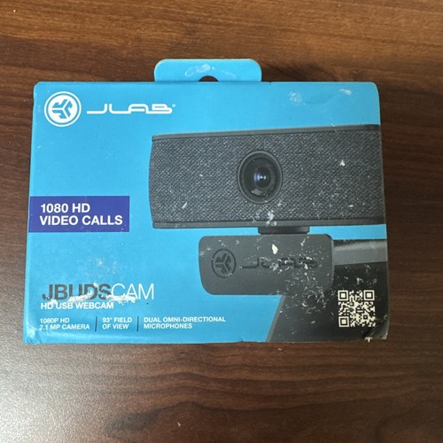 JLab JBuds Cam USB HD Webcam, Black with Optional White Faceplate WJBCAMRBLK124 - 第 1/3 張圖片