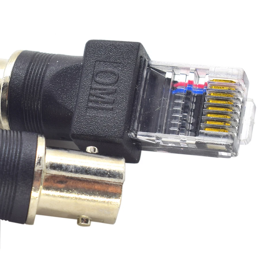 5pcs BNC Female to RJ45 Male Adapter Coaxial Barrel Coupler Adapter Connector - Image 4 of 4
