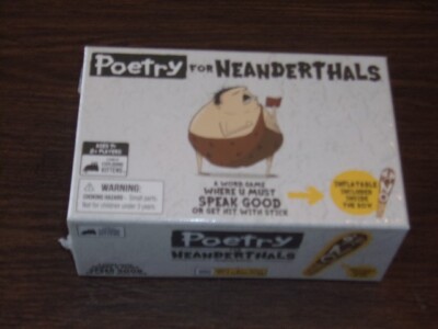 NIB 2021 Poetry For Neanderthals a Word Game by Exploding Kittens Card Game