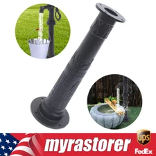 22cm*65cm Pitcher Pump Base Black Cast Iron Hand Pump Stand For Yard Garden