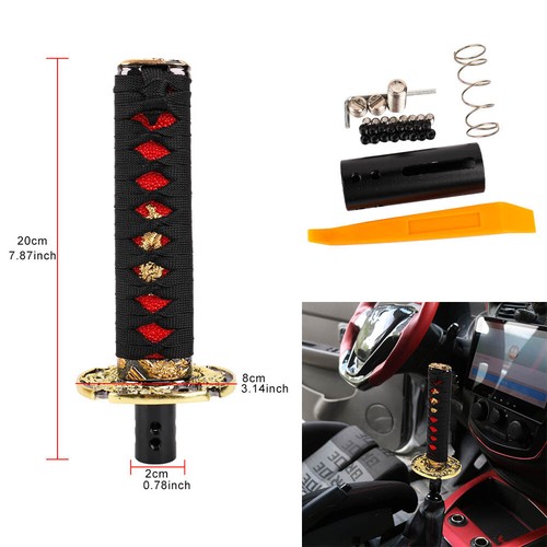 JDM Samurai Sword Automatic Gear Shift Knob Shifter Katana Metal Universal  - Picture 1 of 10