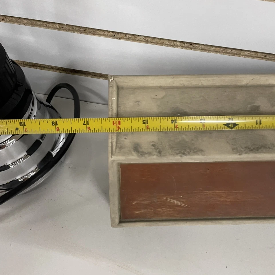 Buzón de casa de metal rústico vintage 16" porche con águila rojo blanco negro - LN Foto 2 de 4