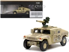 M1046 HUMVEE TOW MISSILE CARRIER "IRAQ WAR" 2003 1/64 BY PANZERKAMPF 12501 AC