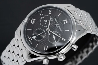 Frédérique Constant - BRAND NEW - Classic Chronograph Black Bracelet - FC-292MG5 - Photo 1/4