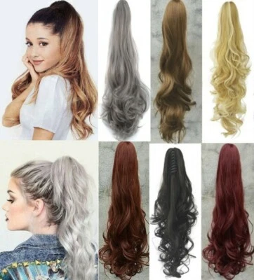 Haarverlängerung Zopf Pferdeschwanz Haarteil Haarverdichtung Butterfly Klammer