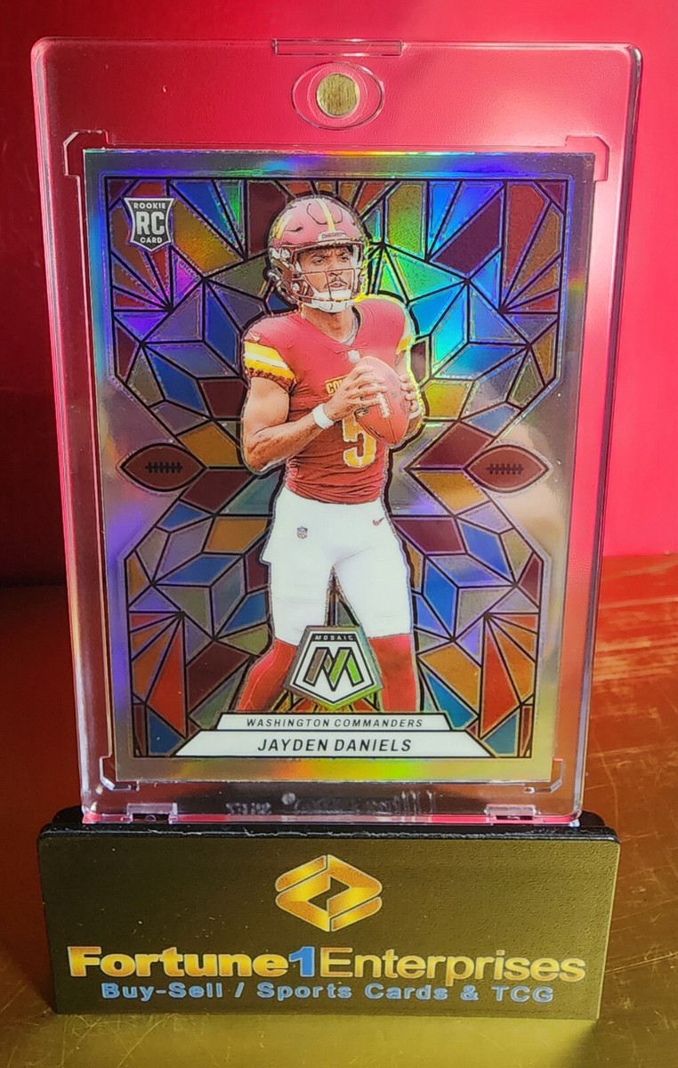 2024 Panini Mosaic Jayden Daniels RC Stained Glass SSP