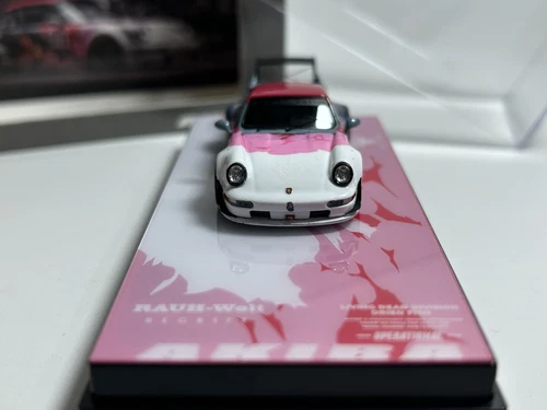 1/64 AKIBA Original Porsche Wide-body RWB 964 High-tail Boutique Alloy Car Model - Picture 10 of 12