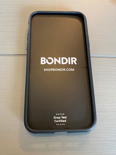 Funda de cuero gris Bondir para iPhone X/Xs - Imagen 3 de 6