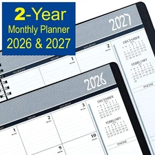 2026 & 2027 House of Doolittle 2620-02 HOD262002 2-Year Monthly Planner, 8.5x11"
