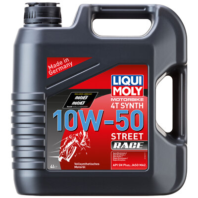 LIQUI MOLY Motoröl Vollsynthetisches High-Performance Motor Öl 4 Liter 10W-50