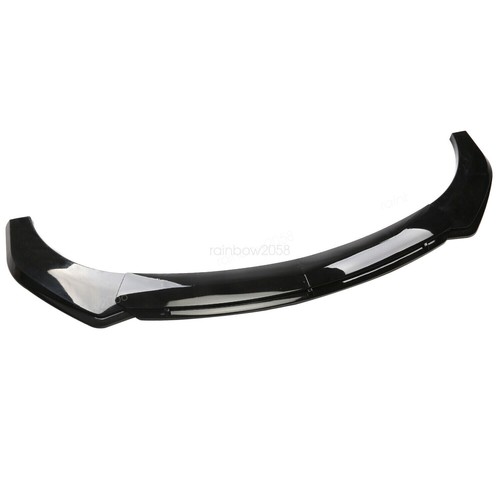 For Fiat Abarth 595 500 Hatchback Gloss Black Front Bumper Spoiler Lip Splitter - Picture 16 of 16