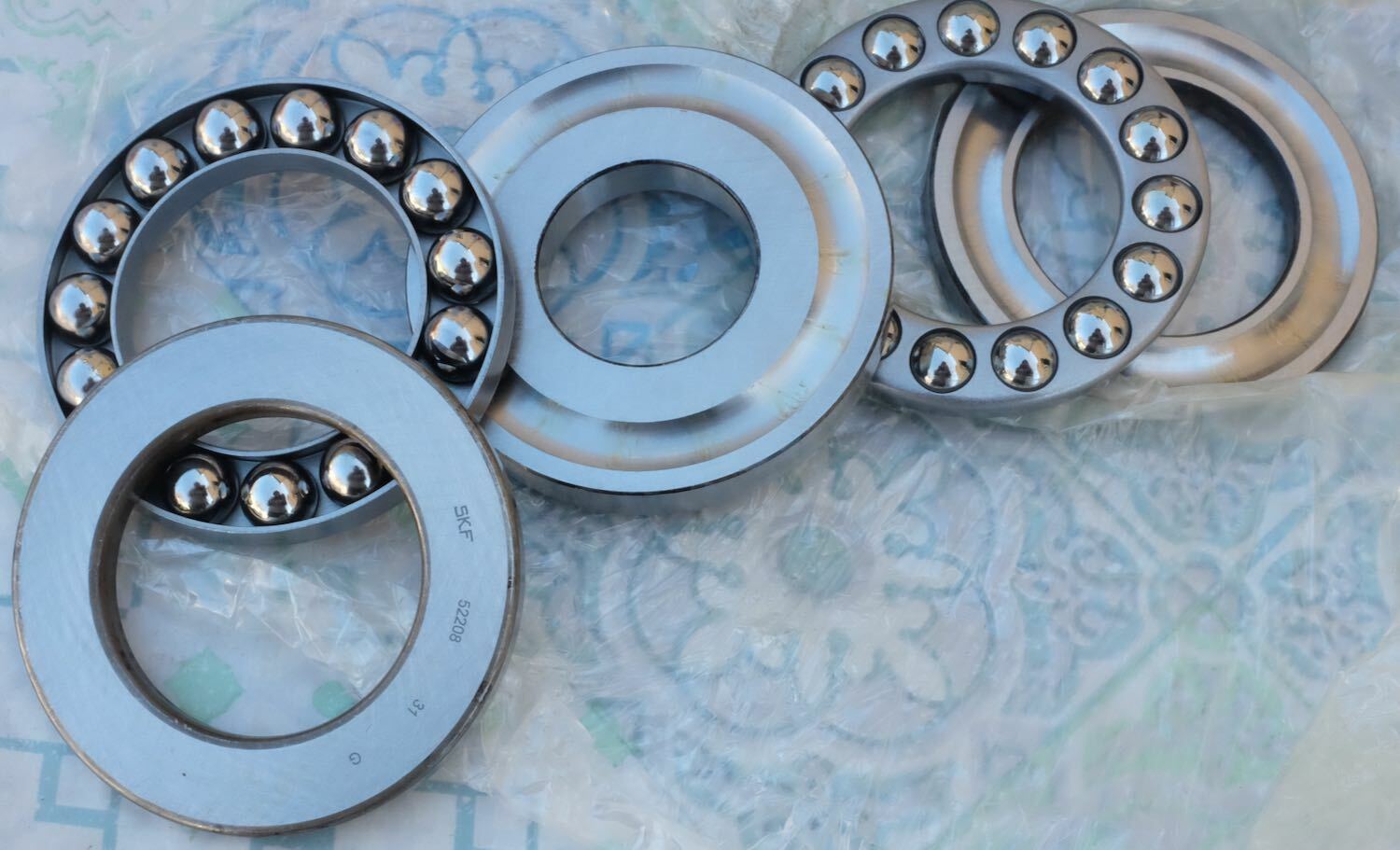 Roulement butée à billes SKF 52208 double effet dimensions 36 68 36 - 4