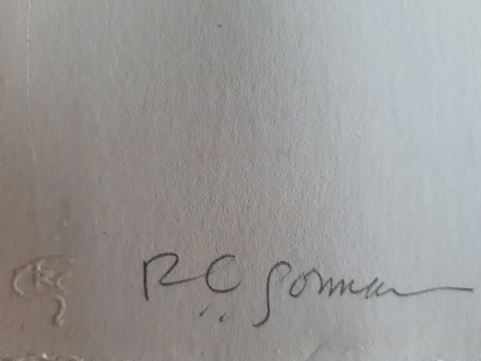 R C Gorman, Litografía, "Mujer de Maui", Firmado a Mano, 130/150, 1982, HACER OFERTA Foto 4 de 4