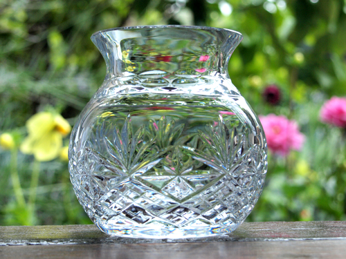 Thomas Webb Crystal Vintage Bud Vase