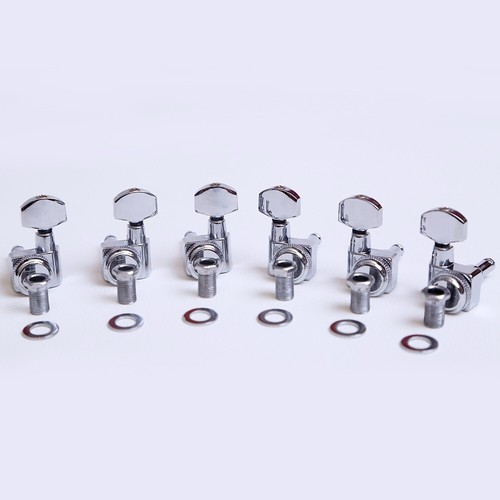 Guitar Machine Heads No Screws Locking Tuning Key Pegs Tuners Gear Ratio 18:1 - Picture 9 of 15