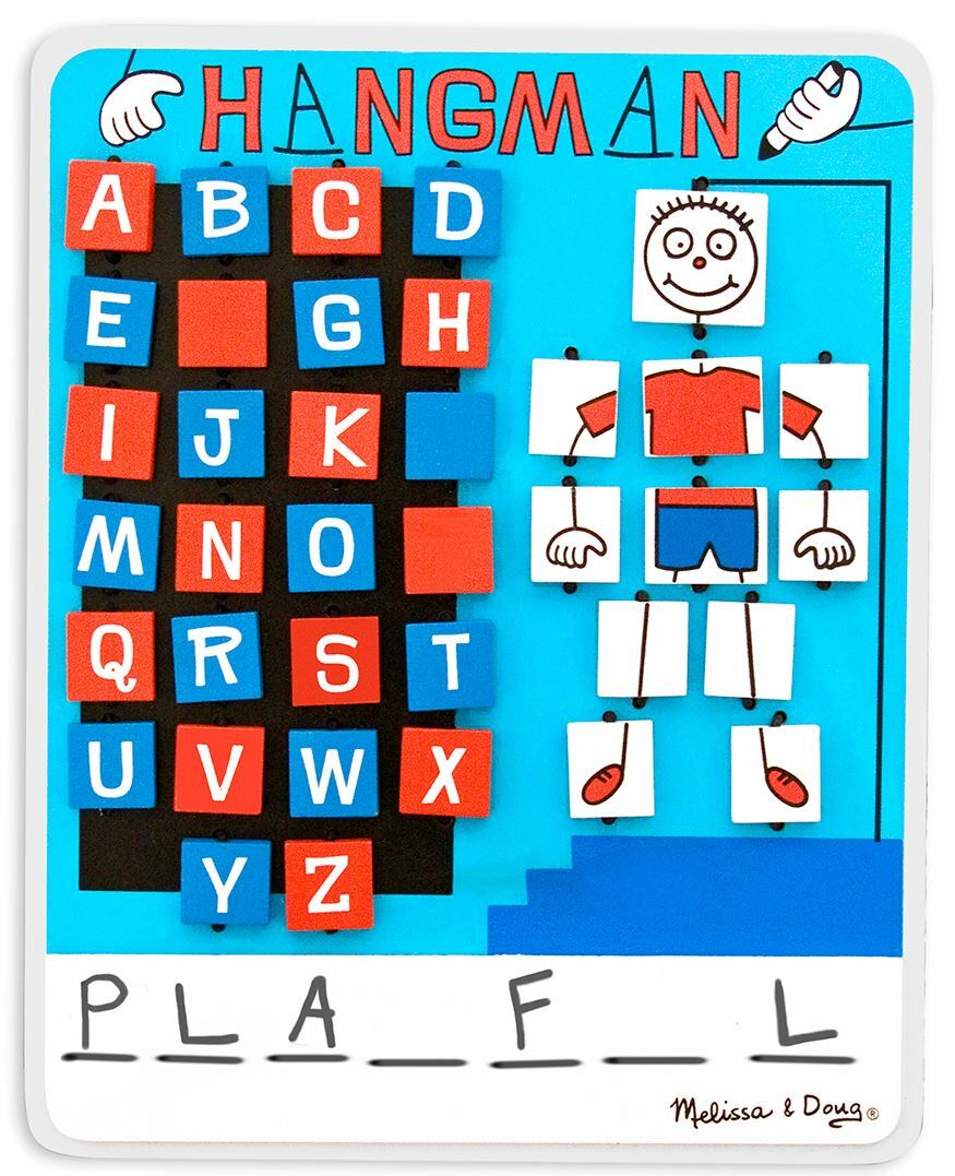 Melissa & Doug Hangman 12095 Traditional Wooden Travel Game for sale online  | eBay