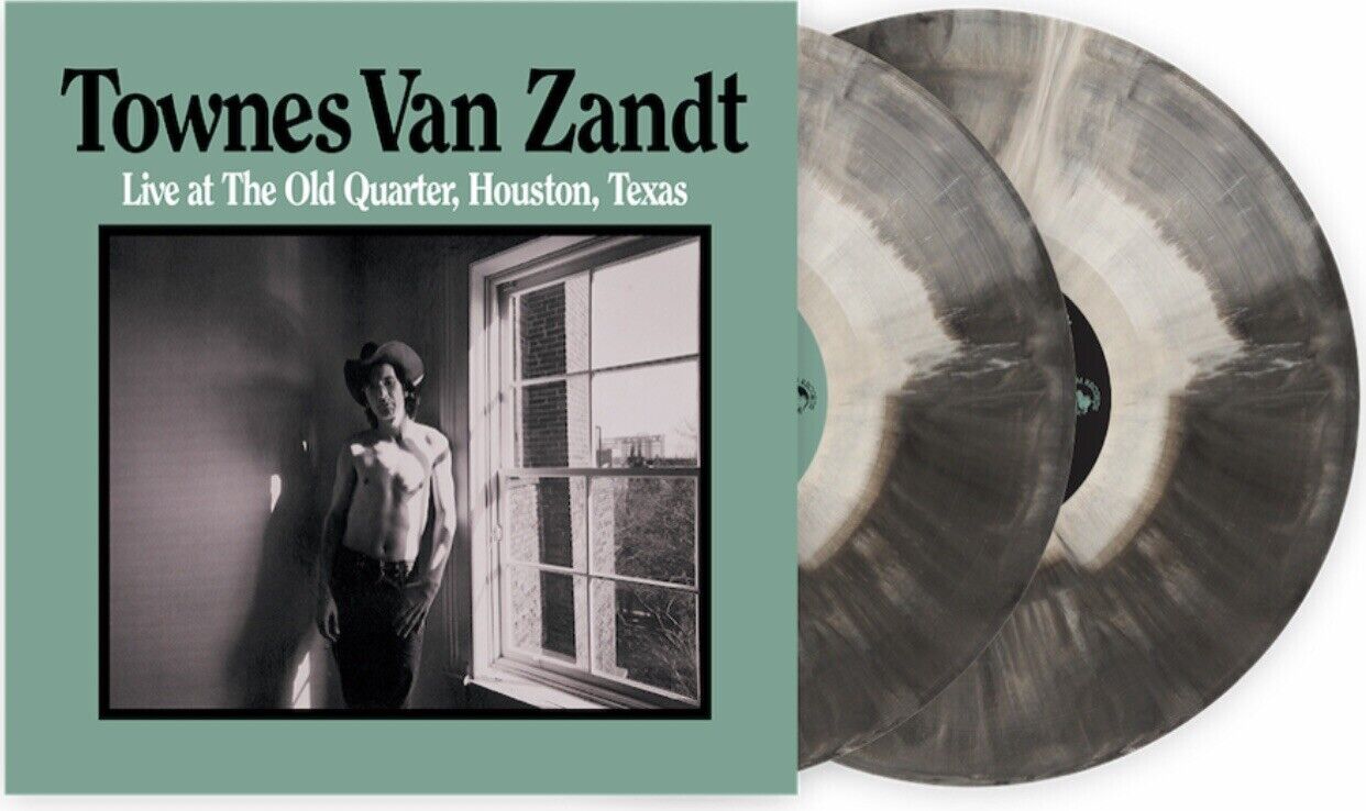 TOWNES VAN ZANDT LIVE OLD QUARTER HOUSTON TEXAS VINYL NEW! LIMITED SWIRL LP!