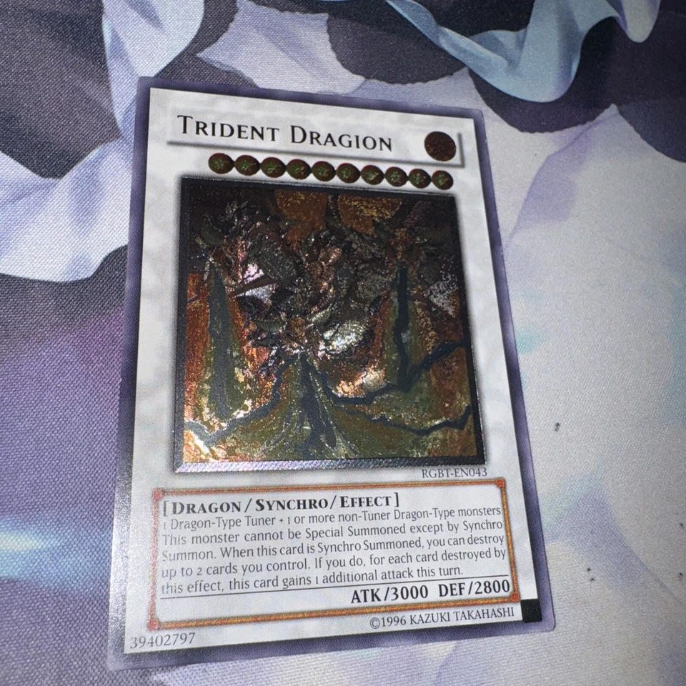 Yugioh Trident Dragion RGBT-EN043 Ultimate Rare Free Tracked Shipping - Image 2 of 4