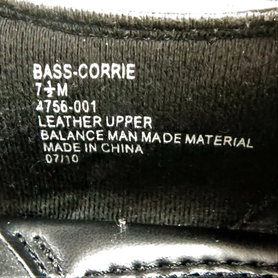 NEW - Bass CORRIE Strappy Pumps Womens Size 7.5M Black Leather Shooties Booties - Image 2 of 4