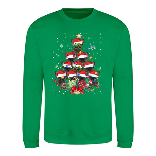 French Bulldog Gifts Xmas Christmas Adult & Kids Sweatshirt Jumper - Picture 8 of 11