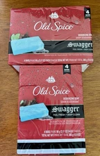 Lot Of 2- 4 Packs of OLD SPICE SWAGGER Deodorizing Soap Bars, 8 Bars Total.