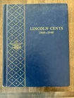 Whitman Album 1909-1940 Lincoln Wheat Penny Cent Incomplete Collection