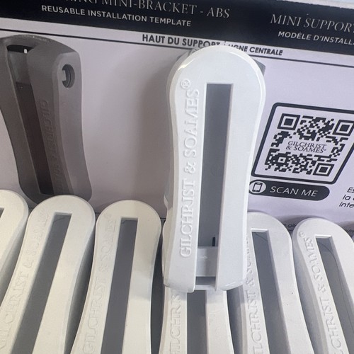 Gilchrist & Soames 100321 ABS Tape Mount Mini Bracket - White (48/Carton) New - Picture 4 of 10