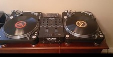 Two Audiotechnica LP 1240 Turntables