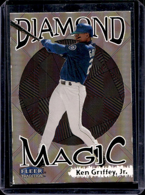1999 Fleer Tradition Ken Griffey Jr. Diamond Magic #4DM Mariners