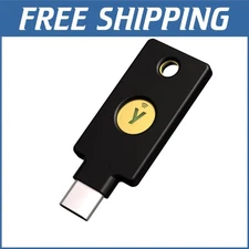 YubiKey 5C NFC - USB-C 2FA Security Key for Ultimate Online Protection