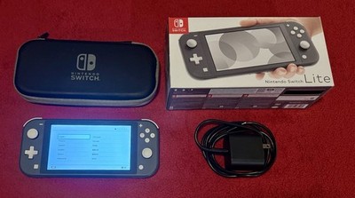 Nintendo Switch Lite Gray Handheld System w/32gb micro sd card