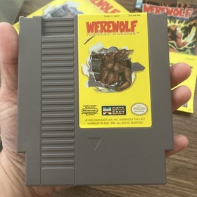 NES Nintendo WEREWOLF Complete CIB Box Comic Insert Game The Last Warrior