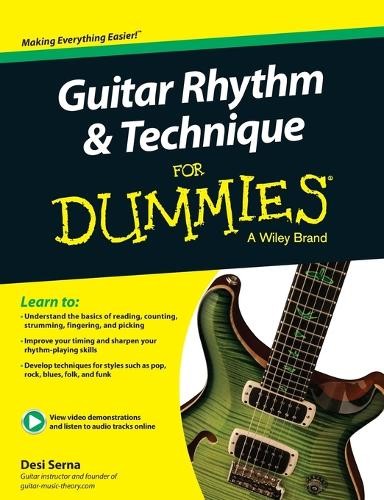 Guitar Rhythm and Techniques For Dummies, Book + Online Video... - 9781119022879