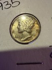 1935-P Mercury Silver Dime 10c Philadelphia Mint FSB — photo 1