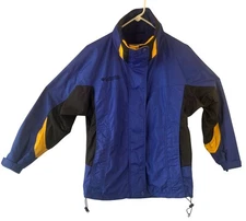 Vintage Columbia Bugaboo Jacket Women’s S Blue Black Yellow Ski Snow Retro 90s