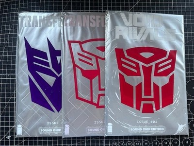 Set Of 3 Image Transformers, Void Rivals Sound Chip #1's Polybagged 2025