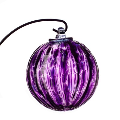 Glas Freundschaft Kugel Kugel hängend Ornament violett Amelia Kunst Unikat Geschenk